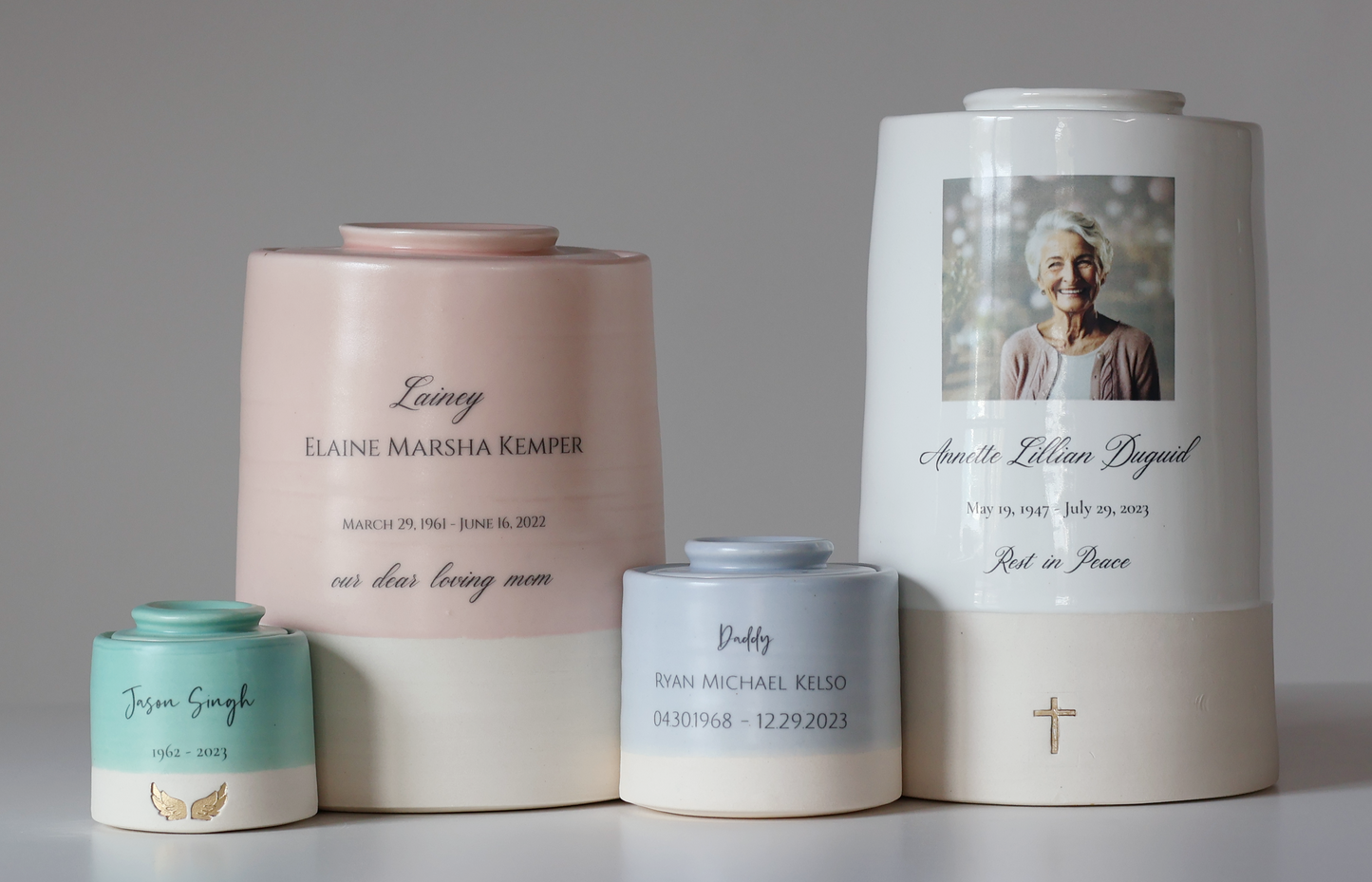 Medium Tall Size Urn. Adult Cremation Urn