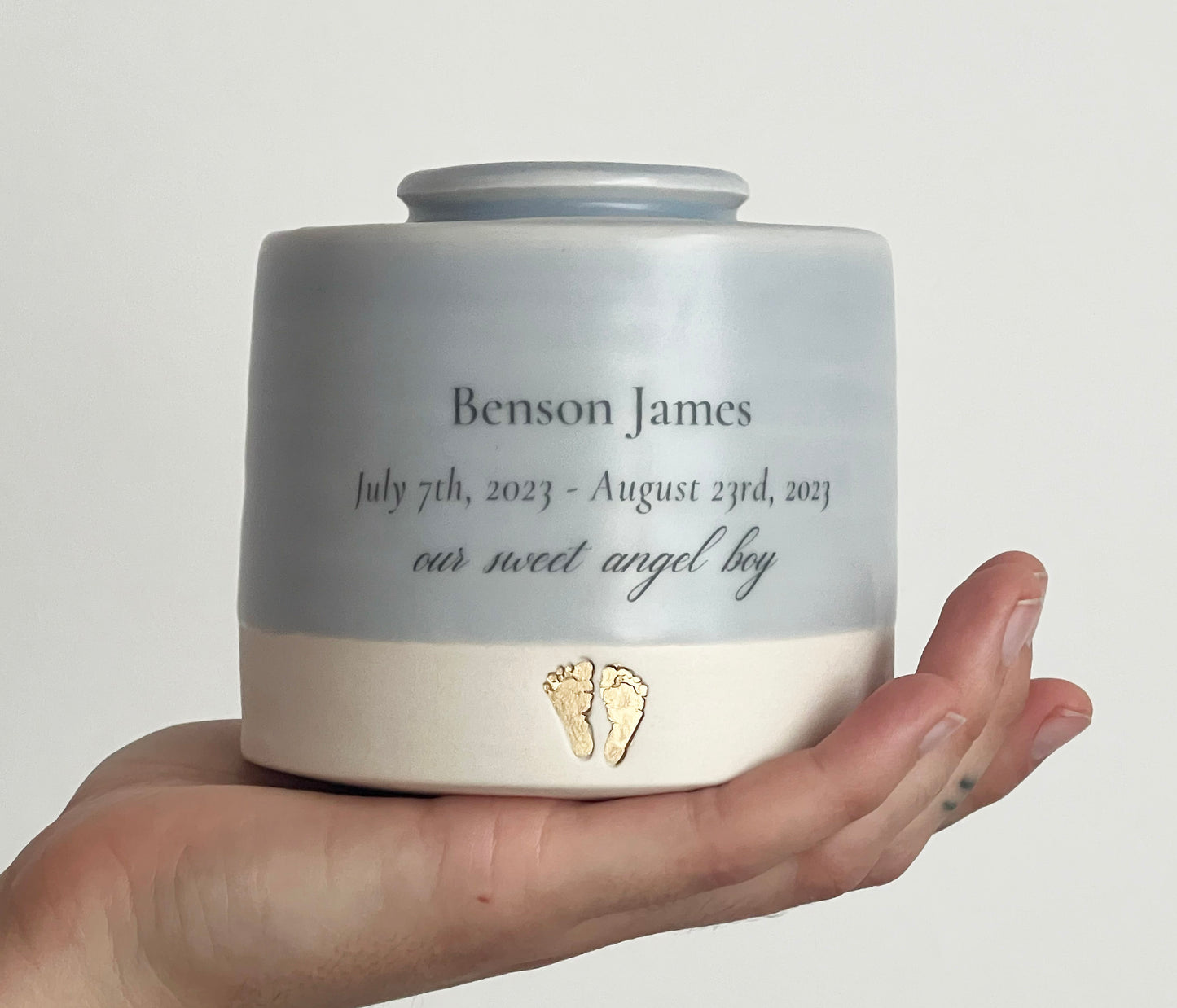Small Size Urn. Infant Cremation Urn