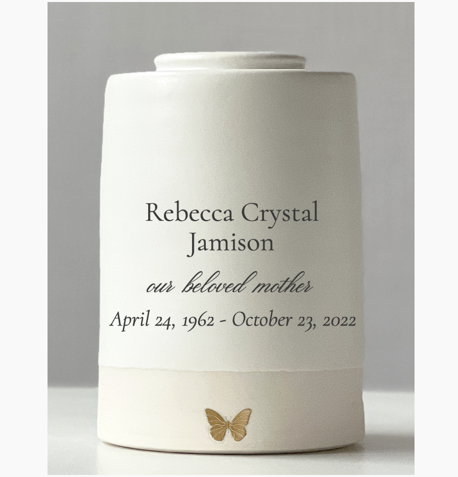 Large Tall Size Urn, Adult Cremation Urn