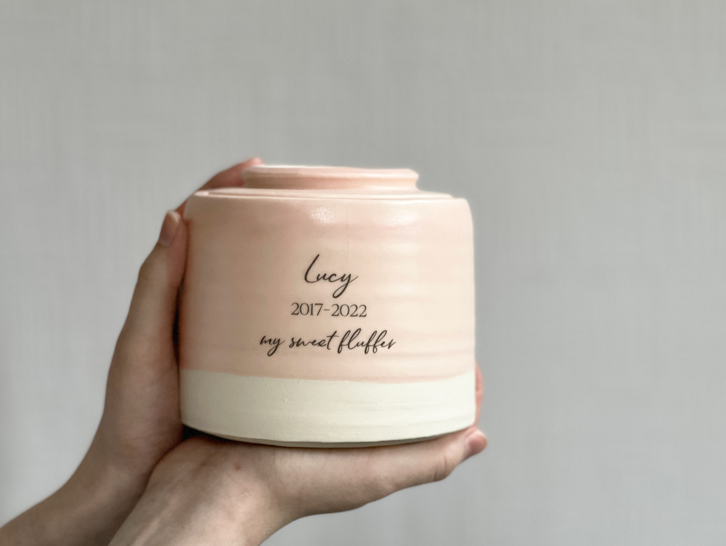 Medium Low Size Urn. Pet Urn