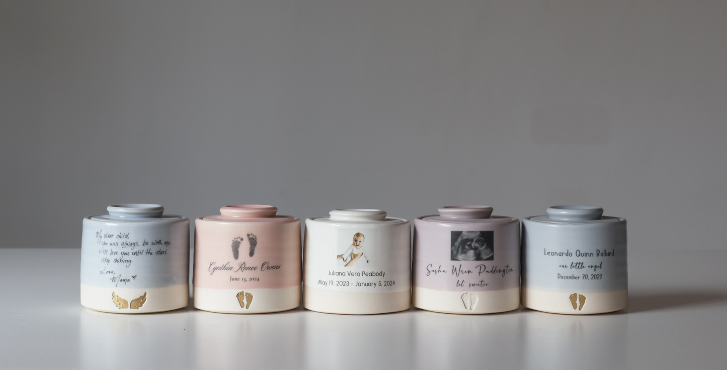 Small Size Urn. Infant Cremation Urn