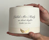 Large Low Size Urn. Infant / Child Cremation Urn