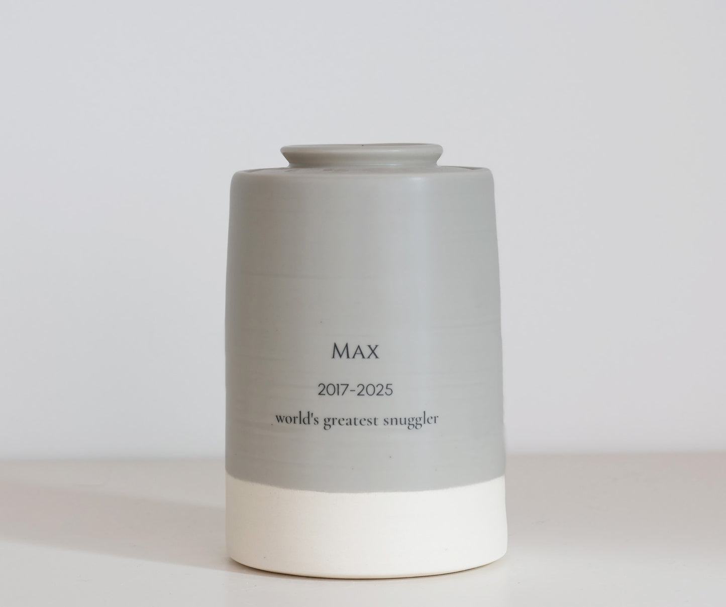 Large Tall Size Urn. Pet Cremation Urn