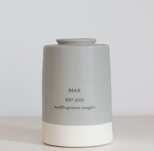Large Tall Size Urn. Pet Cremation Urn