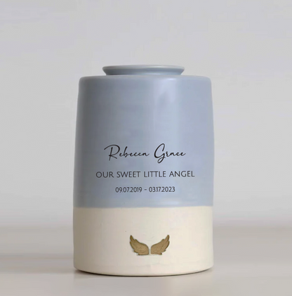Large Tall Size Urn, Infant / Child Cremation Urn