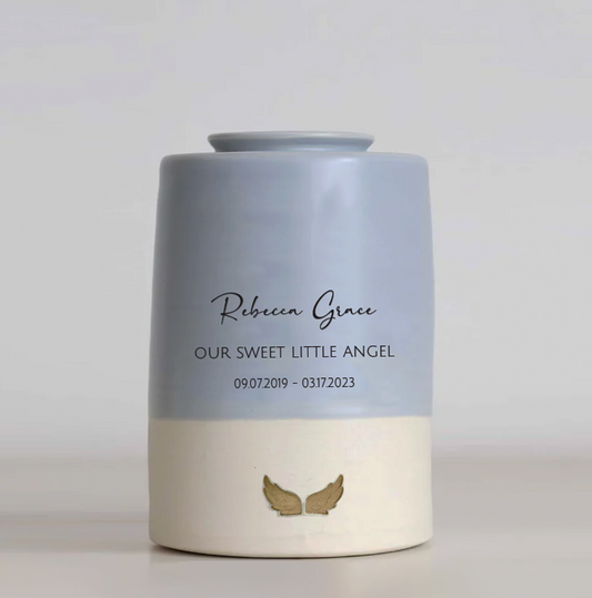 Large Tall Size Urn, Infant / Child Cremation Urn