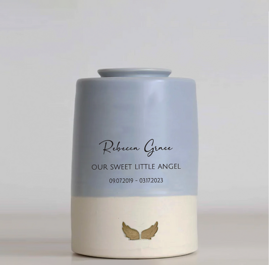 Large Tall Size Urn, Infant / Child Cremation Urn