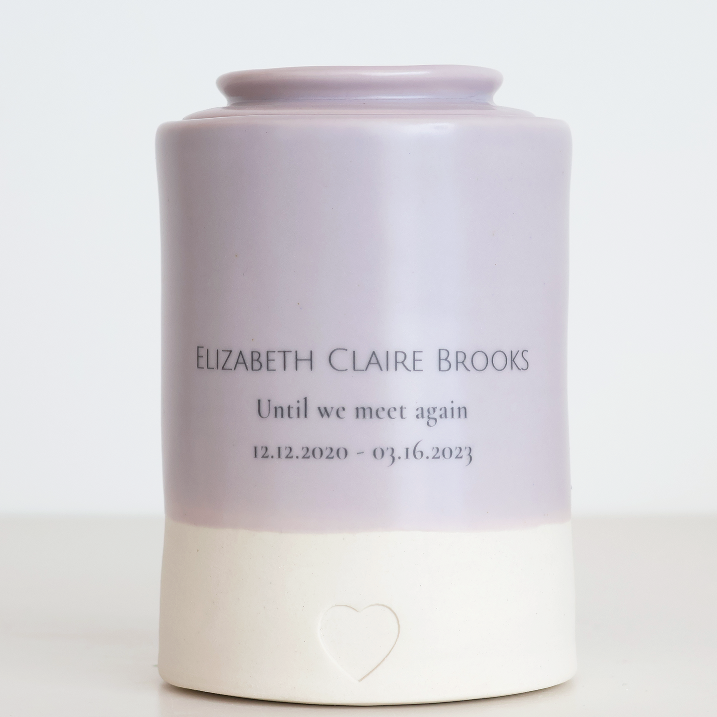 Medium Tall Size Urn. Infant / Child Cremation Urn