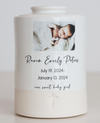 Medium Tall Size Urn. Infant / Child Cremation Urn