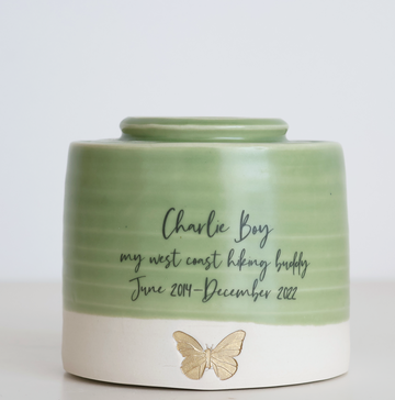 Medium Low Size Urn. Pet Urn