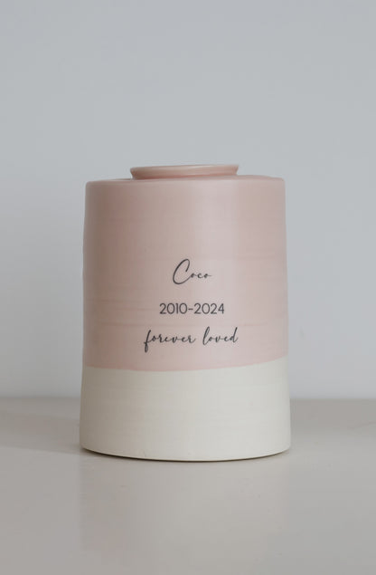 Extra Large Wide Size Urn. Pet Urn