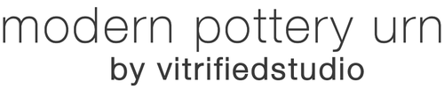 modern pottery urn