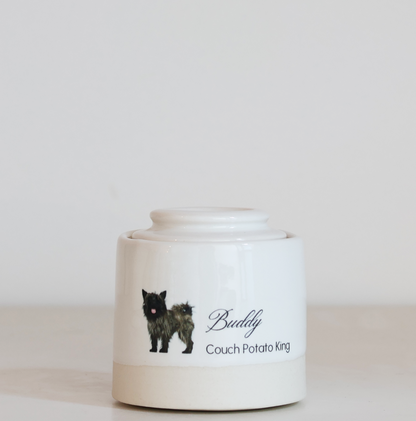 XS Size Urn. Pet Urn with Custom Photo