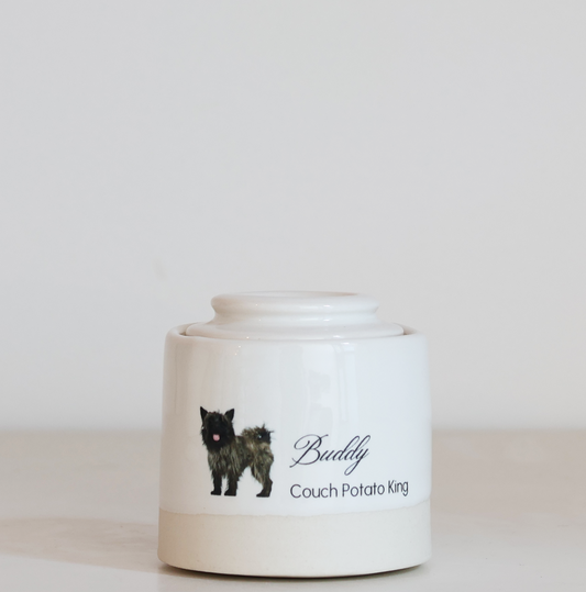 XS Size Urn. Pet Urn with Custom Photo