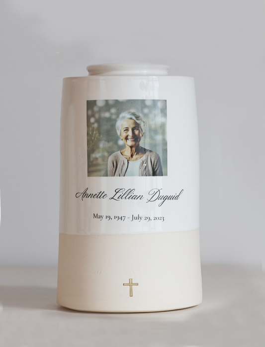 Extra Extra Large Size Urn, Adult Cremation  Urn with Custom Photo