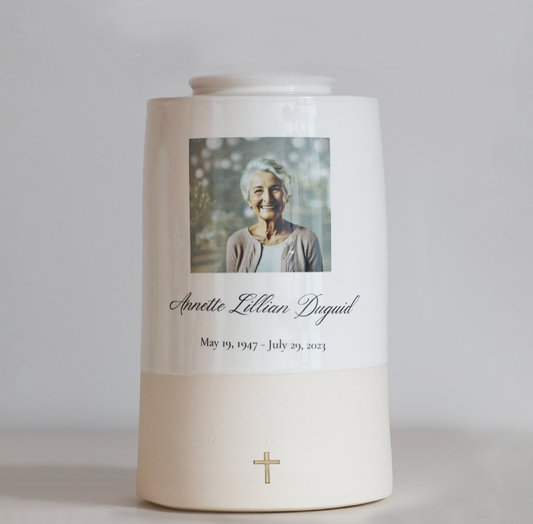 Extra Extra Large Size Urn, Adult Cremation  Urn with Custom Photo